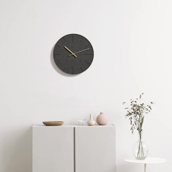 TAHITICA Silent Wall Clock Made of Cement