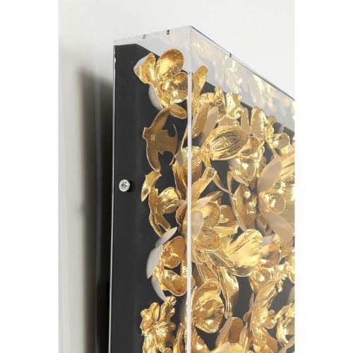 51626 Deco Frame Gold Flower 60×60cm