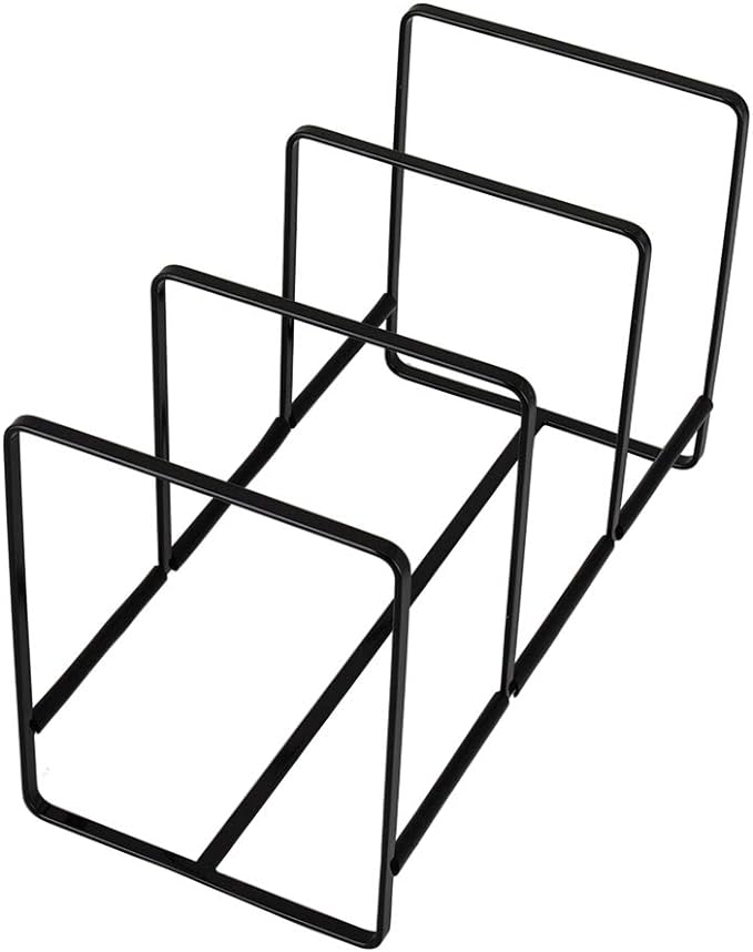 tower Dish Stand Dish Rack Wide L Black