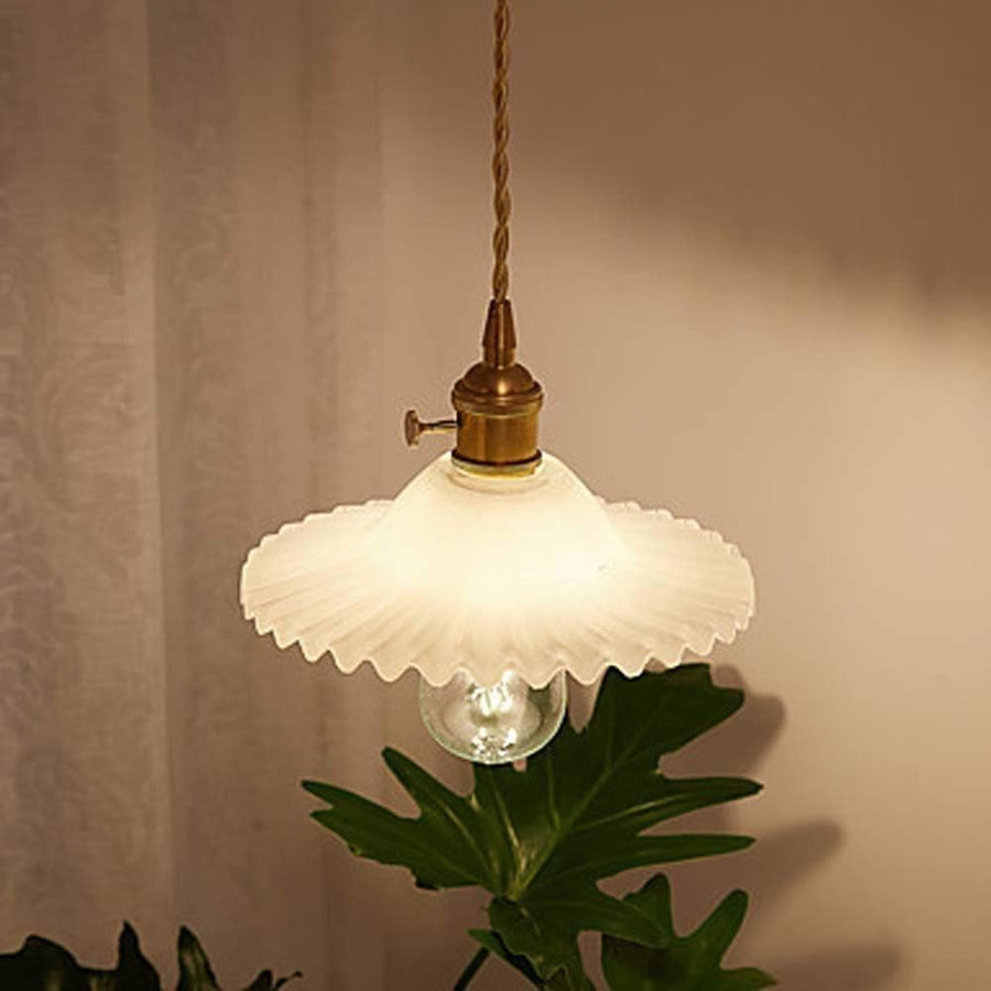 Chandelier Lamp Hanging Zeppelin Mini Green Light Lace