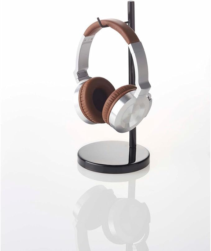 Headphone Stand, Beaute, Round, Black