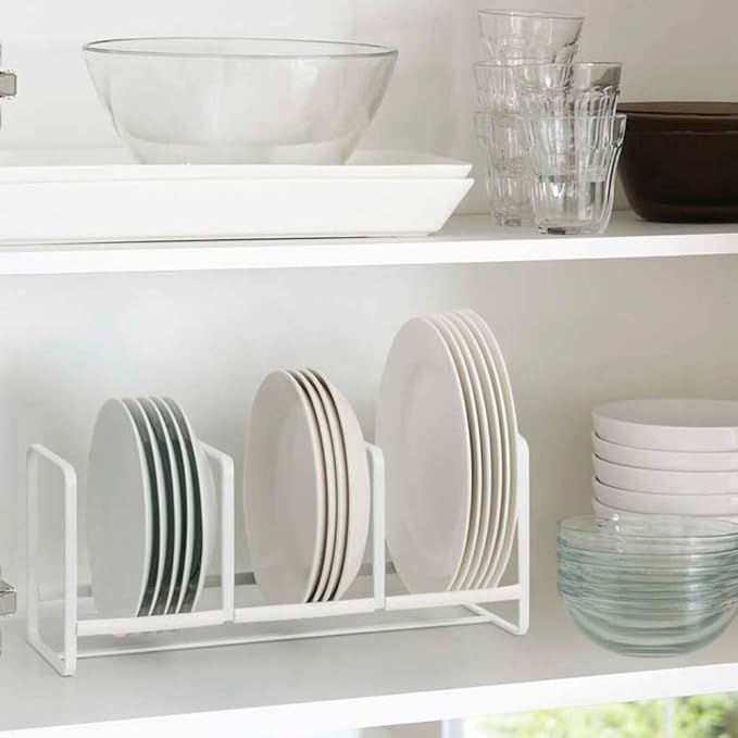 Tower Silicone Dish Stand Dish Rack Wide S White