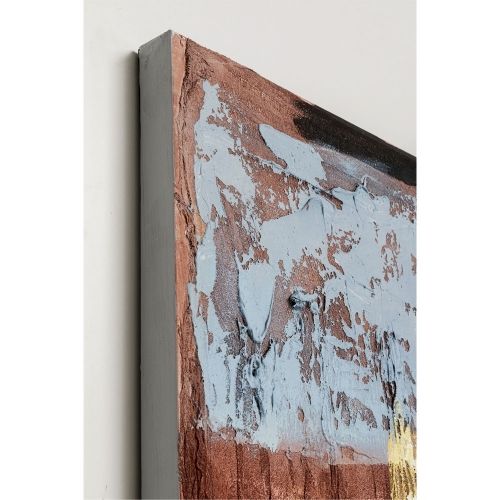 54811 Canvas Picture Art Splash Orange 90×120cm