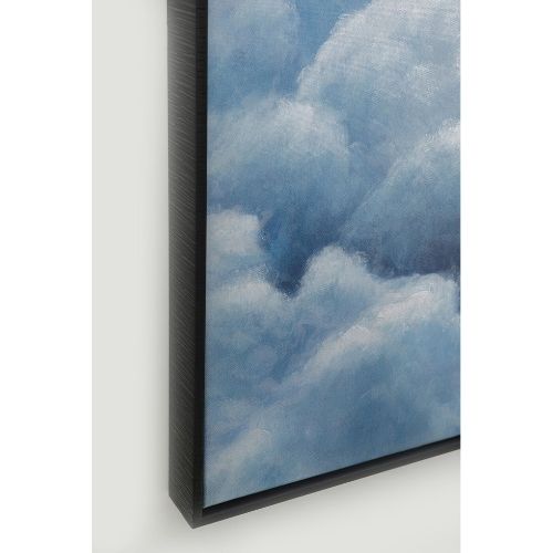 54985 Framed Picture Cloud Boat 60×120cm