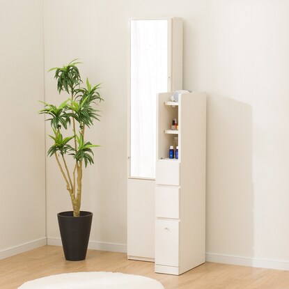 Full-length mirror dresser (DR-012 WW)