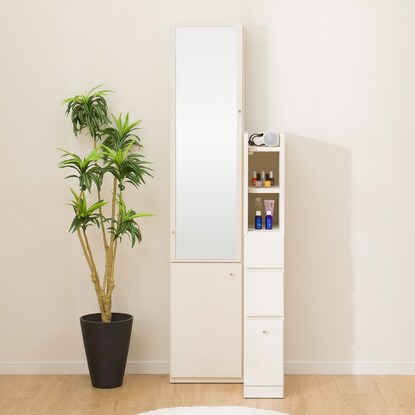 Full-length mirror dresser (DR-012 WW)