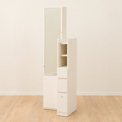 Full-length mirror dresser (DR-012 WW)