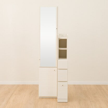 Full-length mirror dresser (DR-012 WW)