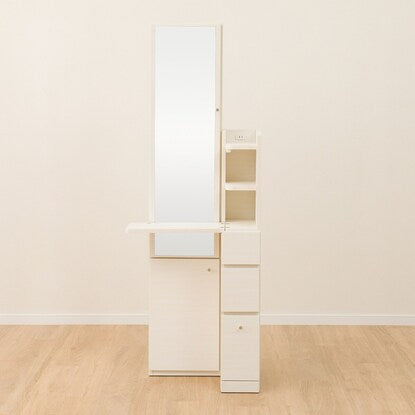 Full-length mirror dresser (DR-012 WW)