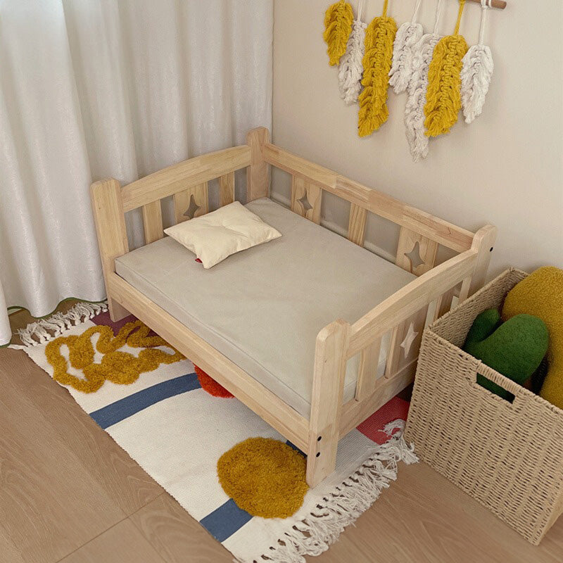 Star design wooden pet bed