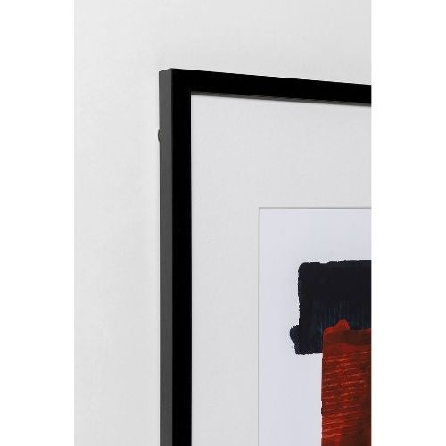 55429 Framed Picture Bo× Back Red 60×80cm