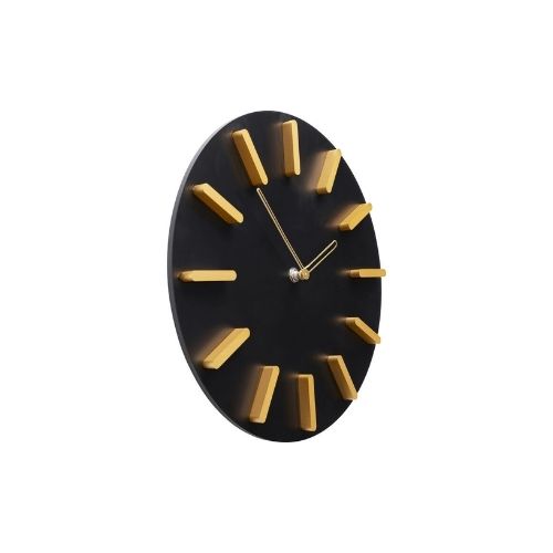 55782 Wall Clock Central Park Black Φ30cm