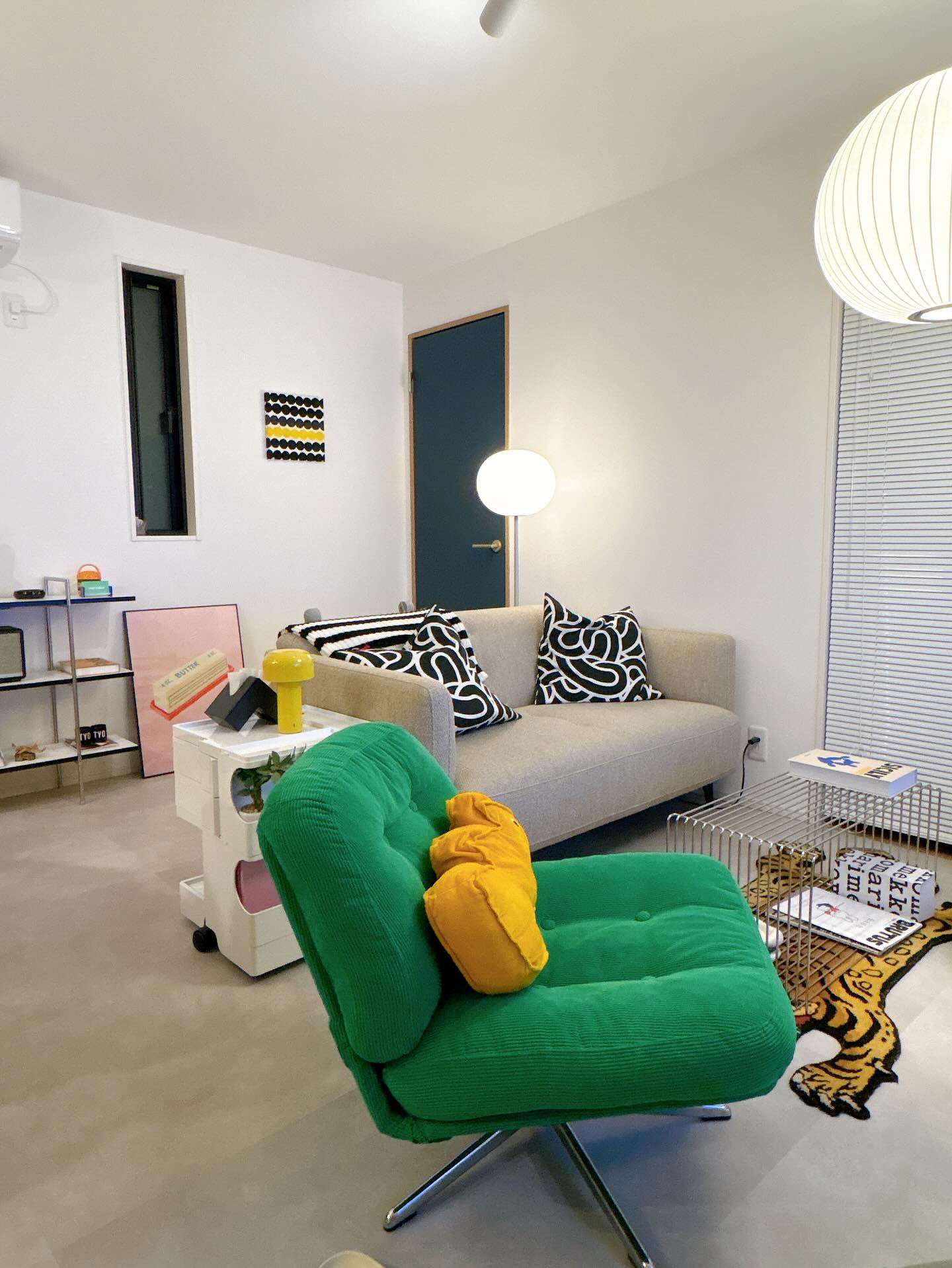 IKEA(イケア) DYVLINGE（ディヴリンゲ）回転パーソナルチェア グリーン