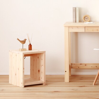 Japanese Hinoki Night Table (NT)