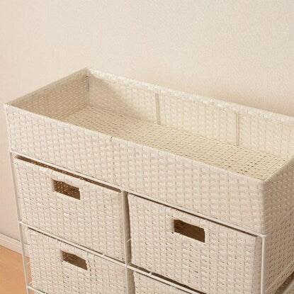 Laundry Chest Multi 7 Drawers White (RAN-2418)