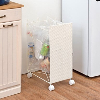 Privacy sorting wagon (vertical, white)