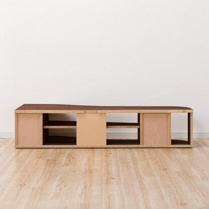 Effective corner utilization Streamlined TV stand (right-justified type WAL)