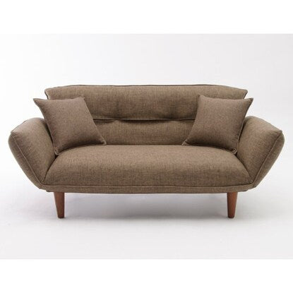 2-seater couch with 2 cushions (fabric, BR)