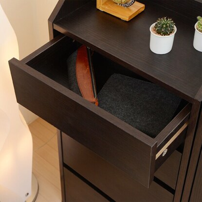 Slim under-counter storage chest (width 40cm DBR)