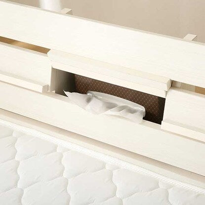 Panel Floor Bed Frame (S WH)