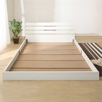 Panel Floor Bed Frame (S WH)