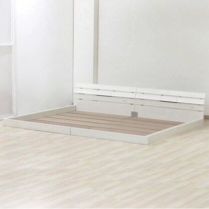 Panel Floor Bed Frame (S WH)