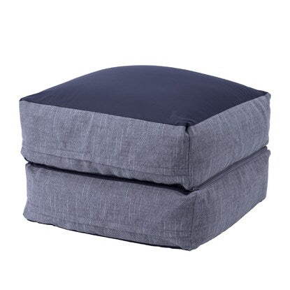 A beanbag sofa that can be used in a variety of ways (navy)