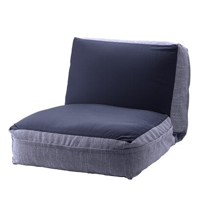 A beanbag sofa that can be used in a variety of ways (navy)