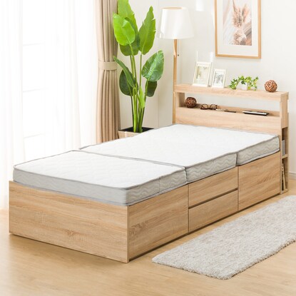 3-fold thin pocket coil mattress (single)