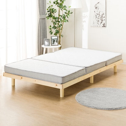 3-fold thin pocket coil mattress (semi-double)