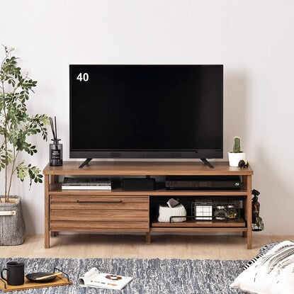 Scandinavian style TV stand (lowboard, width 120cm, BR)