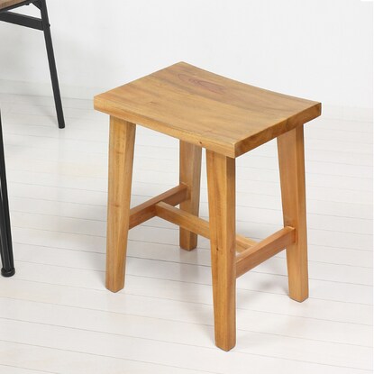 Mahogany wood stool (NA)