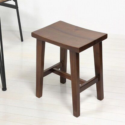 Mahogany wood stool (BR)