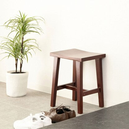 Mahogany wood stool (BR)