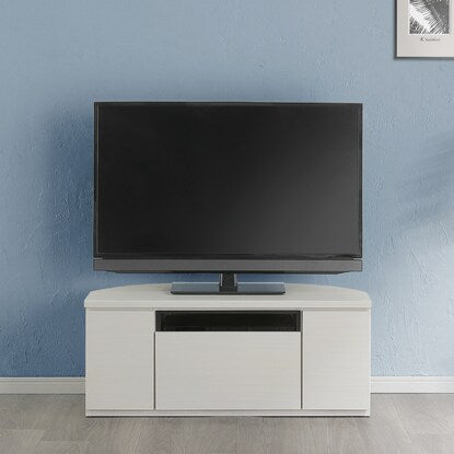 Corner TV stand with easy angle adjustment (NGS WH)