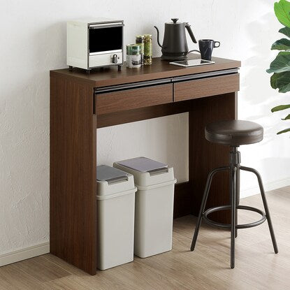 A neat and tidy open storage counter (width 90cm BR)