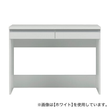 A neat and tidy open storage counter (120cm wide, NA)