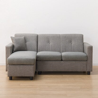 Compact pocket coil couch sofa (GY)