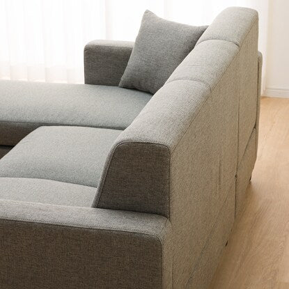 Compact pocket coil couch sofa (GY)