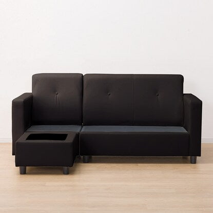 Compact pocket coil couch sofa (N-Shield DBR)