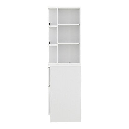 洗面所やキッチンにも使えるすき間収納（幅20cm WH）