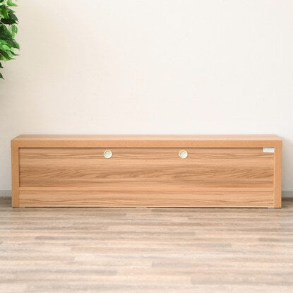 Oak pattern TV stand (width 179.5cm NA)