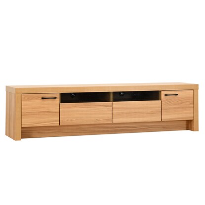 Oak pattern TV stand (width 179.5cm NA)