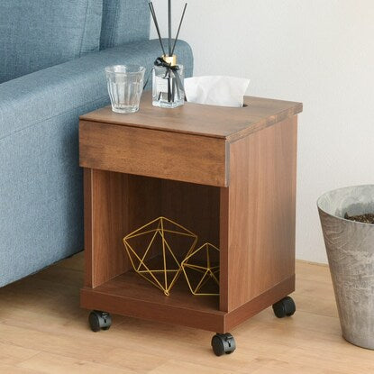 Side table that can hold a tissue box (low type MBR)