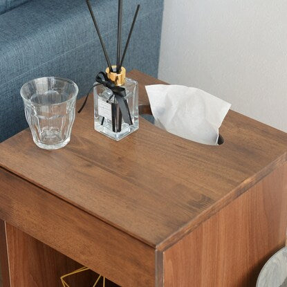 Side table that can hold a tissue box (low type MBR)