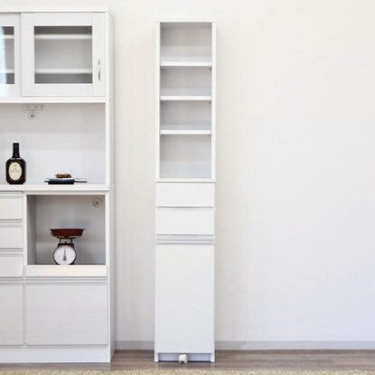 Kitchen storage with dustbin (width 32cm)