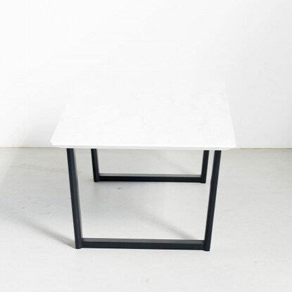 Glossy marble center table (WH)