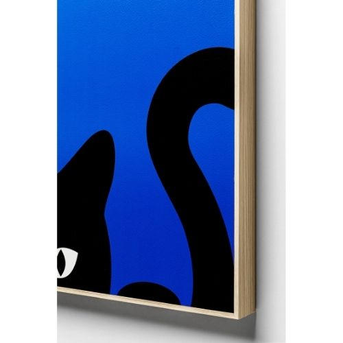 56298 Framed Picture Ciao Gatto Side 40×60cm