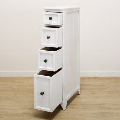 White Shabby Slim Chest (20 WH)