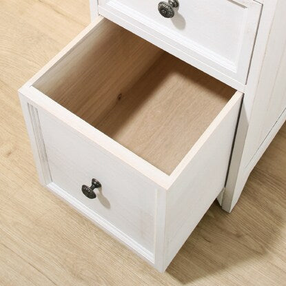 White Shabby Slim Chest (30 WH)